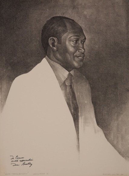 Charles White Mayor Thomas Bradley, 1974 Lithograph, ed. 200