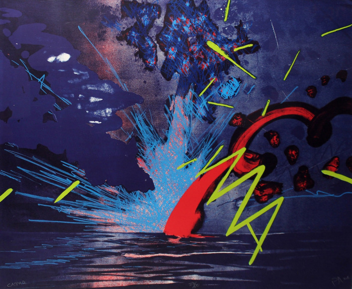 Peter Alexander  Caspar  1984  Lithograph