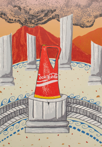 Big Gulp, 2022, Lithograph, screenprint, archival inkjet