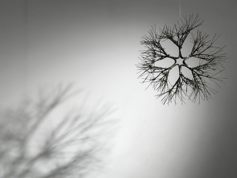 Ruth Asawa Untitled (S.399, Hanging Tied Wire Open Center Six-Branched Form Based on Nature)