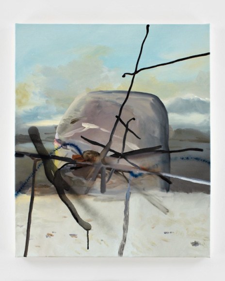 LES ROGERS  Markers, 2008  Oil on canvas