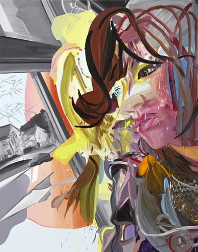 Letter To, 2006  Oil on canvas  84h x 66w x 1 1/4d in  LR2006003  Collection Andy and Christine Hall