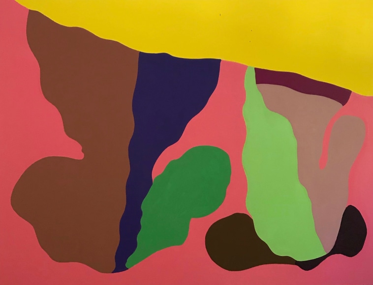 LES ROGERS  Little Monsters, 2018  Oil on canvas  43h x 56w x 1d in