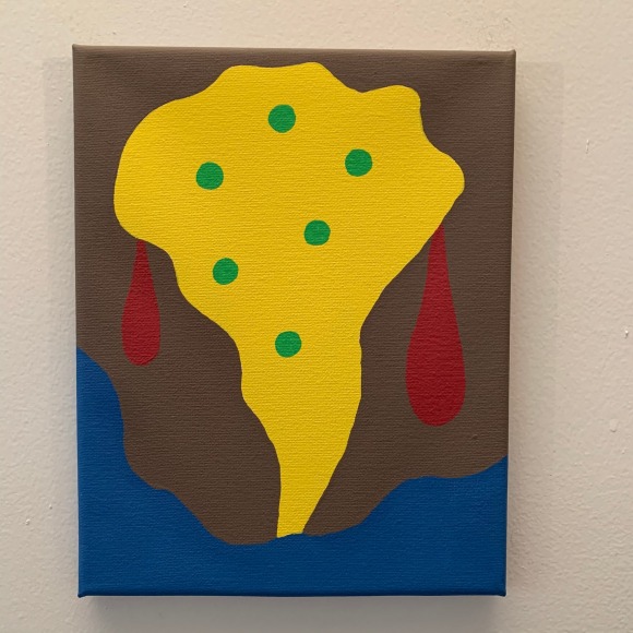 LES ROGERS  Teaser No. 61, 2020  Acrylic on canvas