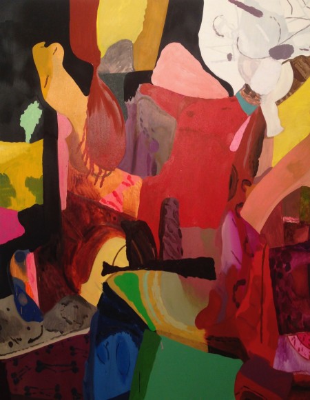 LES ROGERS  Sang All Night, 2015  Oil on canvas