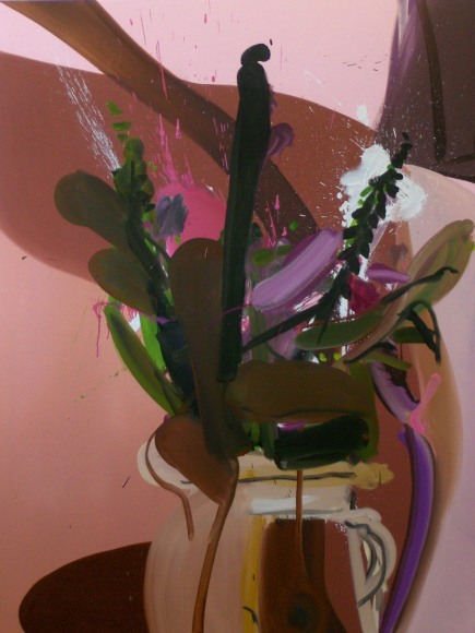 LES ROGERS  Home, 2010  Oil on canvas  48h x 36w x 1d in