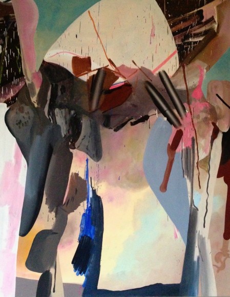 LES ROGERS  Finding Ways, 2014  Oil on canvas