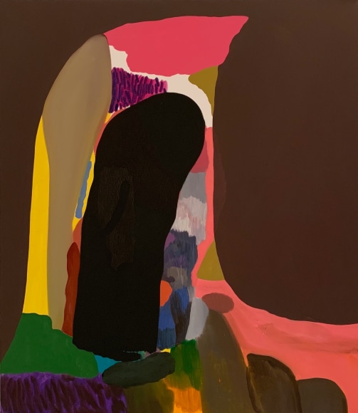 LES ROGERS  Wonder, 2018  Oil on canvas  46h x 40w x 1d in