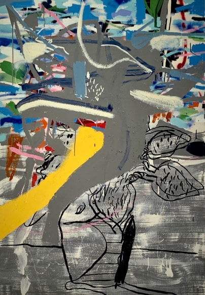 LES ROGERS  Lie Lack, 1998  Enamel and acrylic on birch plywood