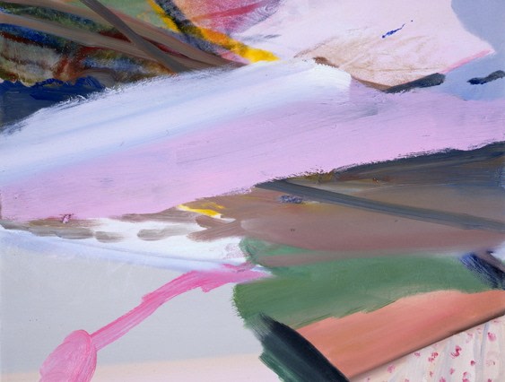 LES ROGERS  There There, 2002  Oil on canvas  16h x 20w x 3/4d in collection mark rosman