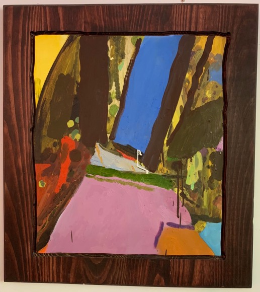 LES ROGERS  Rebuilt, 2015  Oil and Stain on Wood