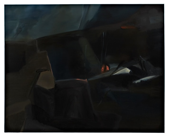 LES ROGERS  Dark County, 2007  Oil on canvas  52h x 60w x 1d in