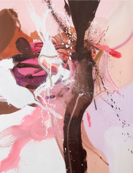 LES ROGERS  Moments, 2010  Oil on canvas  84h x 66w x 1 1/4d in