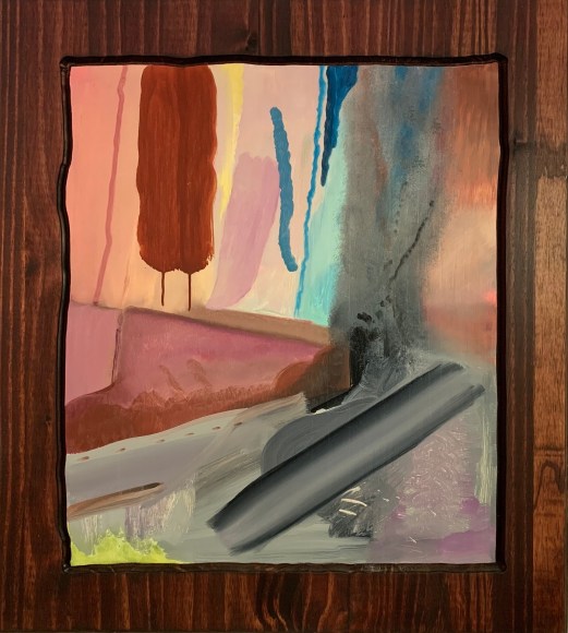 LES ROGERS  January 8th, 2012, 2012  Oil and Stain on Wood