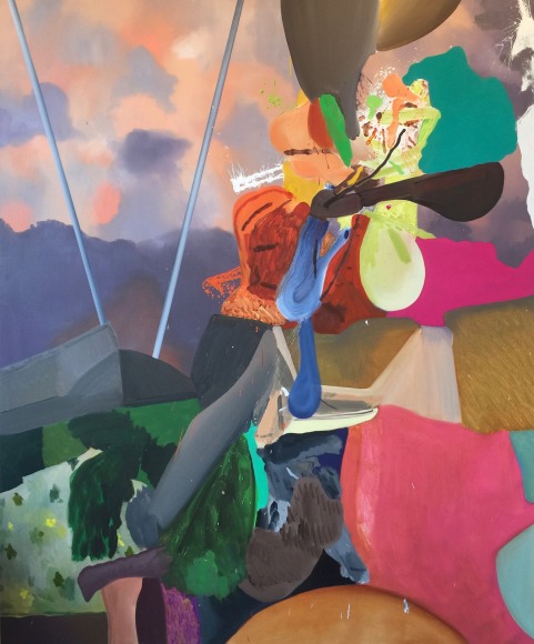 LES ROGERS  Summer Friends, 2015  Oil on canvas