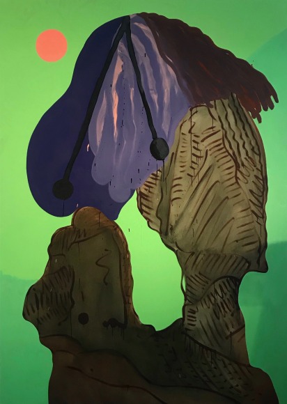 LES ROGERS  Echoes, 2019  Oil on canvas