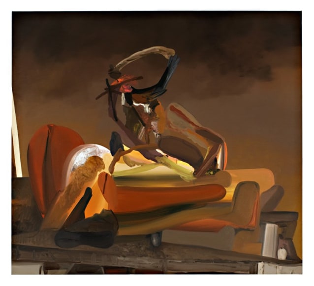 LES ROGERS  Bulkhead, 2007  Oil on canvas  60h x 48w x 1d in