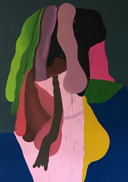 LES ROGERS  Young Americans, 2019  Oil on canvas