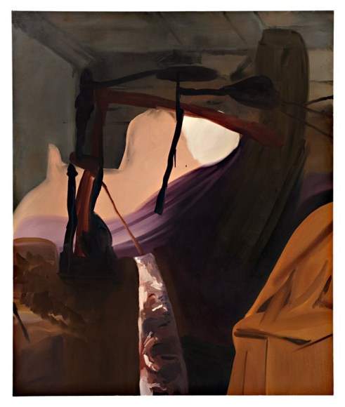 LES ROGERS  Feel The Way, 2007  Oil on canvas  72h x 60w x 1d in