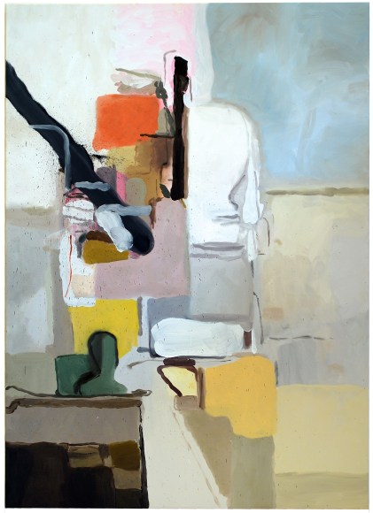 LES ROGERS  Narrow Passage, 2008  Oil on canvas  84h x 661w in