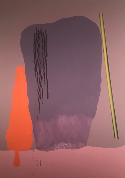 LES ROGERS  The Beautiful Ones, 2018  Oil on canvas  84h x 60w x 1 1/4d in