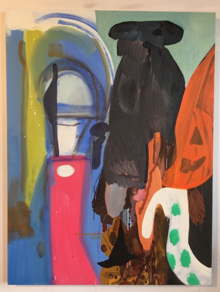 LES ROGERS  Fall In Spring, 2015  Oil on canvas