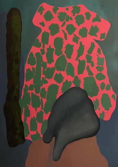 LES ROGERS  Fighter, 2019  Oil on canvas