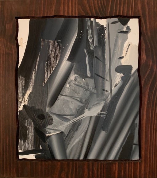 LES ROGERS  February 23rd, 2012, 2012  Oil and Stain on Wood