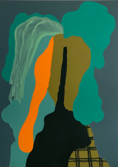 LES ROGERS  Fiery, 2019  Oil on canvas