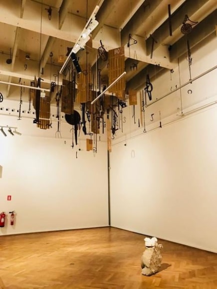  danh vō, vista de instalacion de&nbsp;take my breath away, statens museum for kunst, copenhague, 2018