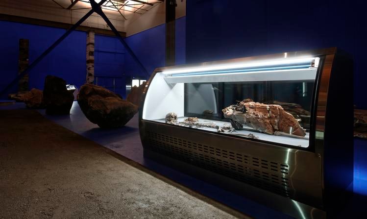  adri&aacute;n villar rojas, installation view of the theater of disappearance, moca, los &aacute;ngeles, 2017