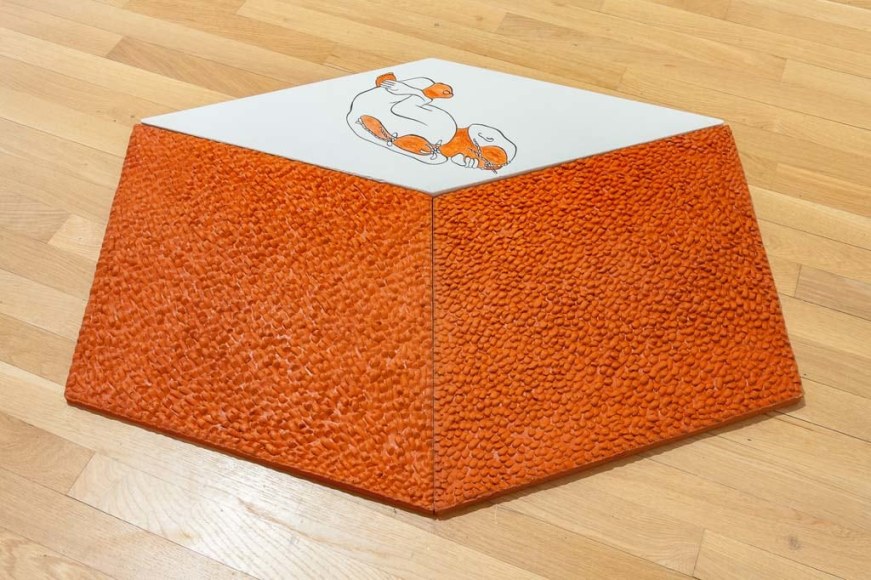 mariana castillo deball, installation view&nbsp;petlacoatl, reva and david logan center for the arts, university of chicago, chicago, 2018