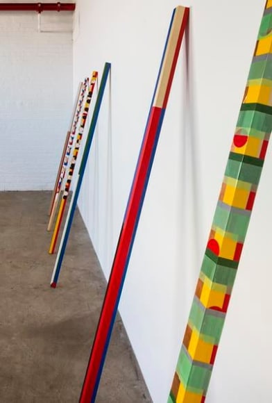  gabriel orozco,&nbsp;installation view of&nbsp;rotating objects, the noguchi museum, new york, 2019