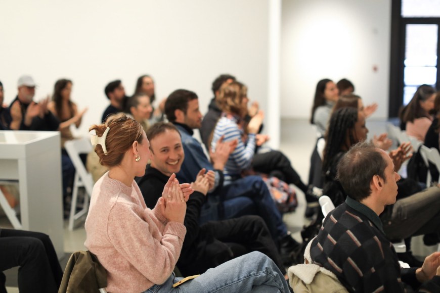 a conversation about john giorno. kurimanzutto new york, 2024. photo: riccardo piazza