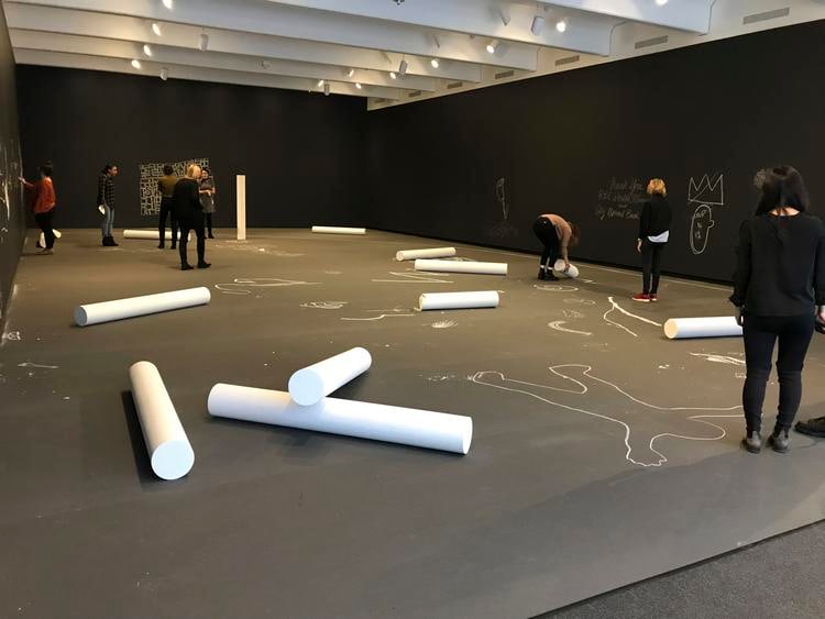 allora &amp;amp; calzadilla, vista instalaci&oacute;n de&nbsp;chalk, walker art center, min&eacute;apolis, 2019