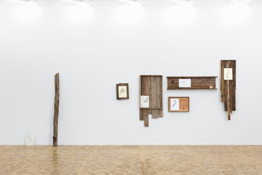 installation view of petrit halilaj: runik at museo tamayo, 2023. photo: gerardo landa