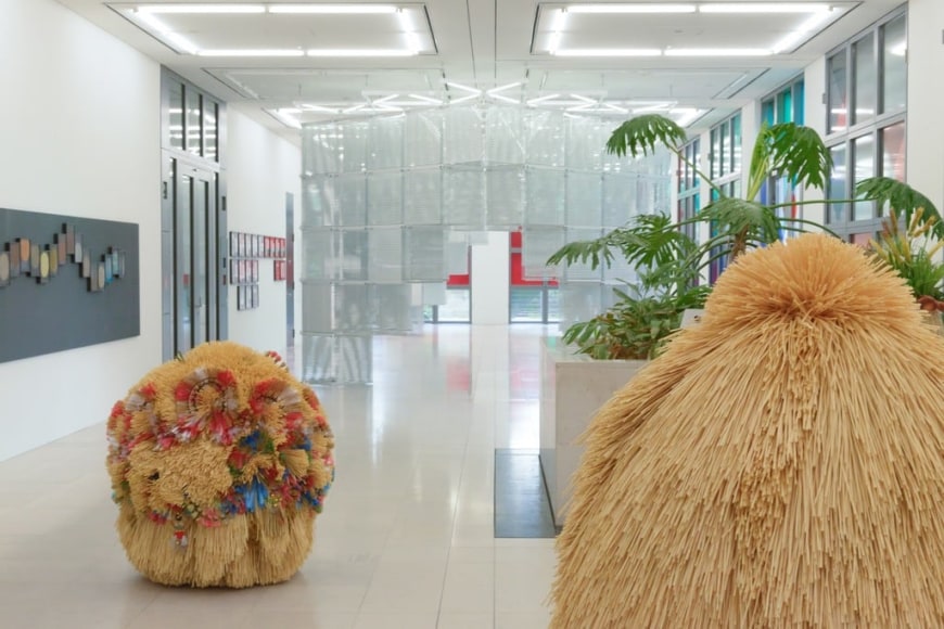 haegue yang, installation view of again and against, hamburger kunsthalle, hamburg, 2016