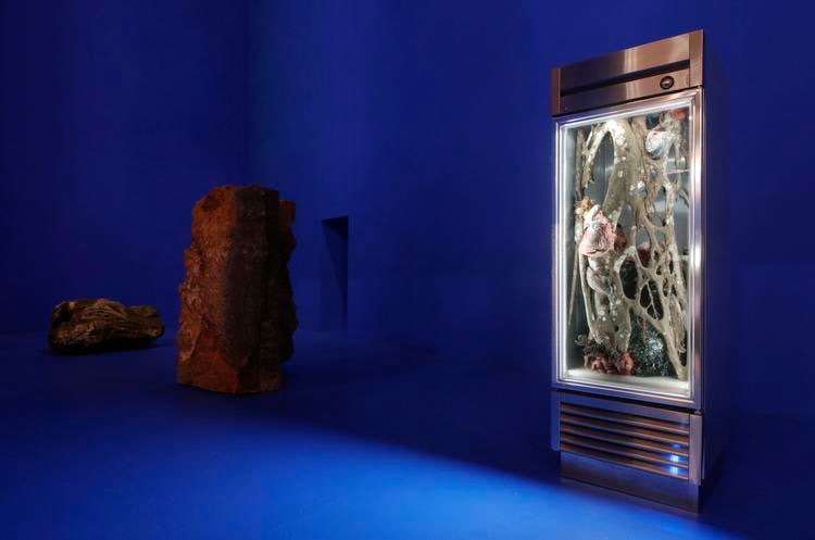  adri&aacute;n villar rojas, installation view of the theater of disappearance, moca, los &aacute;ngeles, 2017