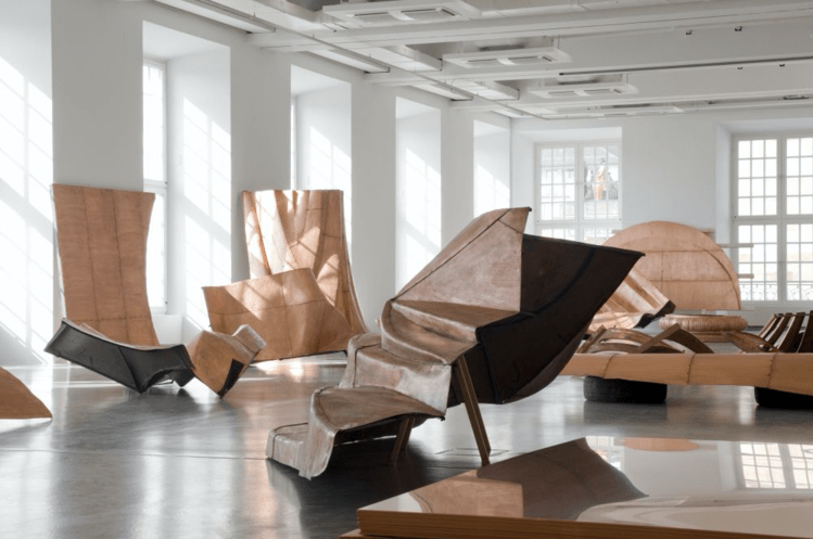 danh vō, installation view&nbsp;polyphon,&nbsp;langen foundation - neuss, 2018