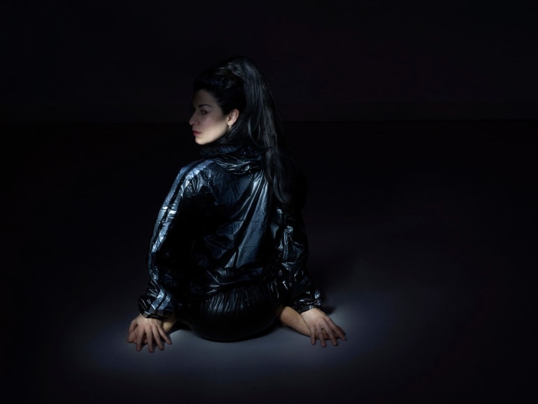 alexandra bachzetsis,&nbsp;private: wear a mask when you talk to me,&nbsp;museo del novecento, milan, 2017