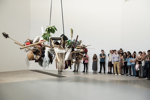  abraham cruzvillegas and b&aacute;rbara foulkes,&nbsp;autorreconstrucci&oacute;n: to insist, to insist, to insist,&nbsp;la pista, mexico city, 2017. photo: carlos miguel altamirano allende