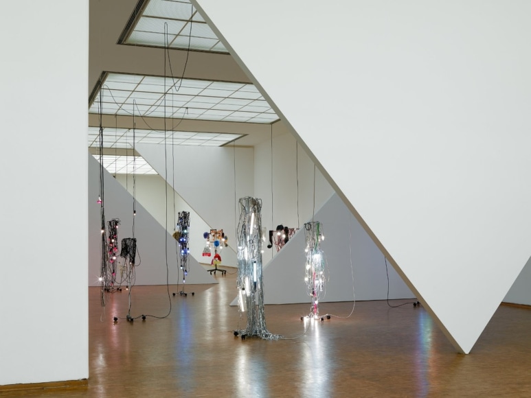 haegue yang, installation view of&nbsp;haegue yang,&nbsp;eta 1994&ndash;2018,&nbsp;museum ludwig, cologne, 2018