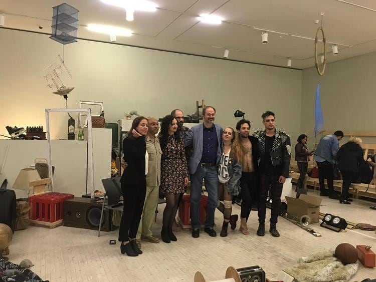 abraham cruzvillegas, juan villoro, mariana gim&eacute;nez, andrea pasch y el elenco,&nbsp;museo tamayo, la guerra fr&iacute;a, ciudad de m&eacute;xico, 2019