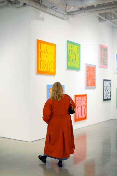 a conversation about john giorno. kurimanzutto new york, 2024. photo: riccardo piazza