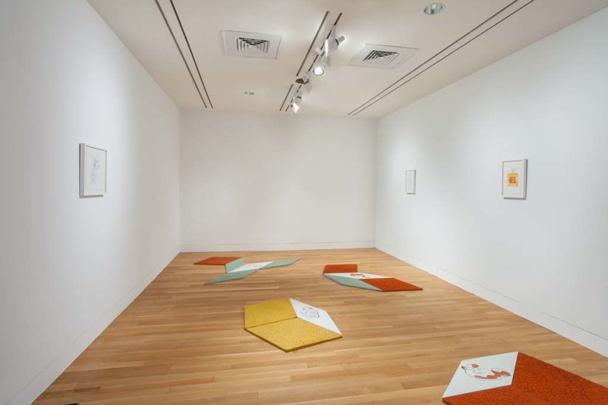 mariana castillo deball, installation view&nbsp;petlacoatl, reva and david logan center for the arts, university of chicago, chicago, 2018