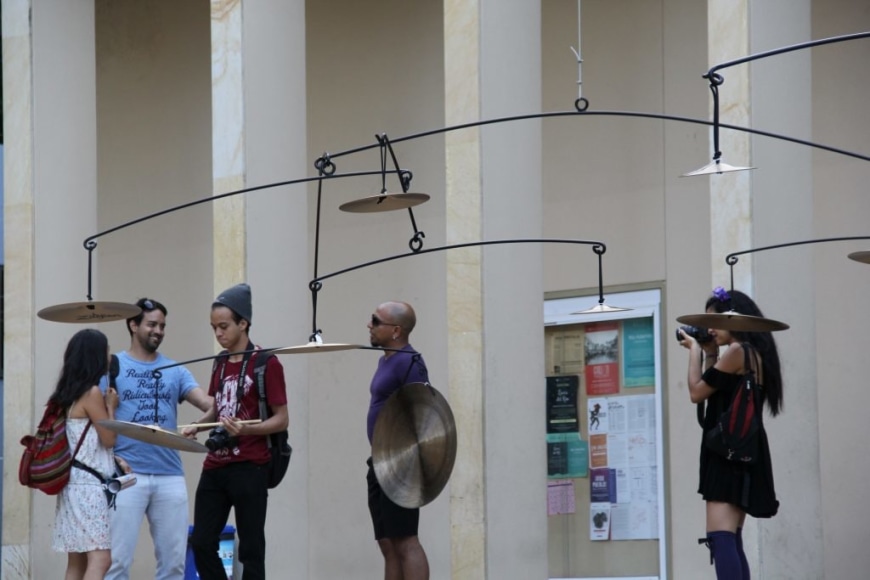 carlos amorales, installation view of&nbsp;herramientas de trabajo, musea la tertulia, cali, 2018