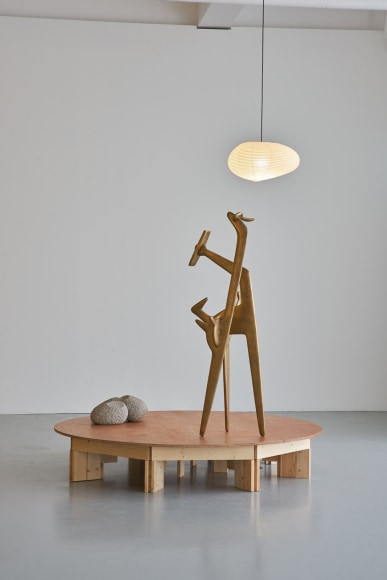 danh vo, vista de instalaci&oacute;n de noguchi for danh vo: counterpoint, m+, hong kong y el noguchi museum, 2019
