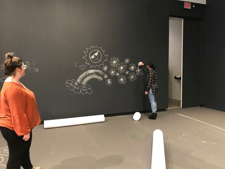 allora &amp;amp; calzadilla, vista instalaci&oacute;n de&nbsp;chalk, walker art center, min&eacute;apolis, 2019