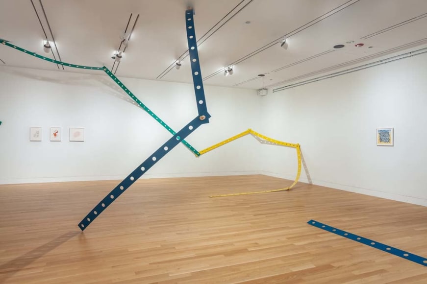 mariana castillo deball, installation view&nbsp;petlacoatl, reva and david logan center for the arts, university of chicago, chicago, 2018