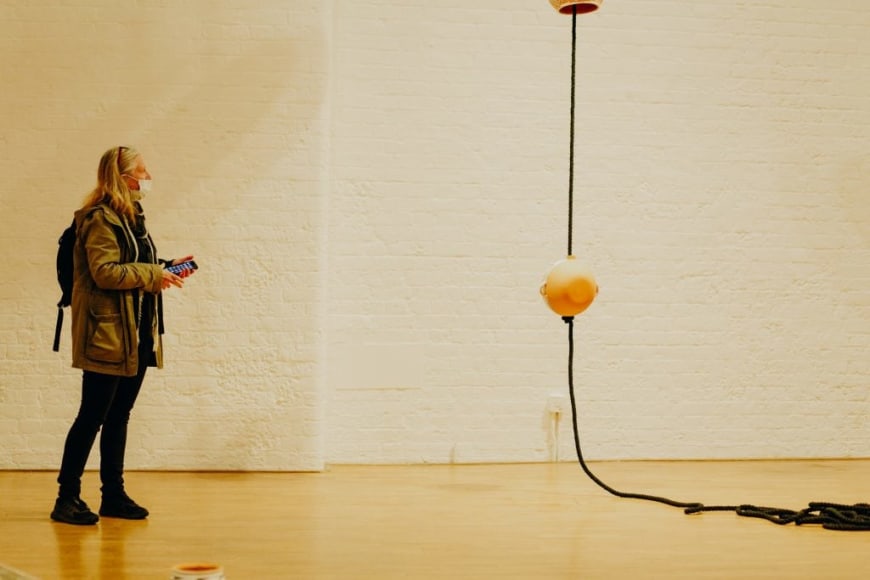 mariana castillo deball, vista de instalaci&oacute;n&nbsp;between making and knowing something, modern art oxford, 2020